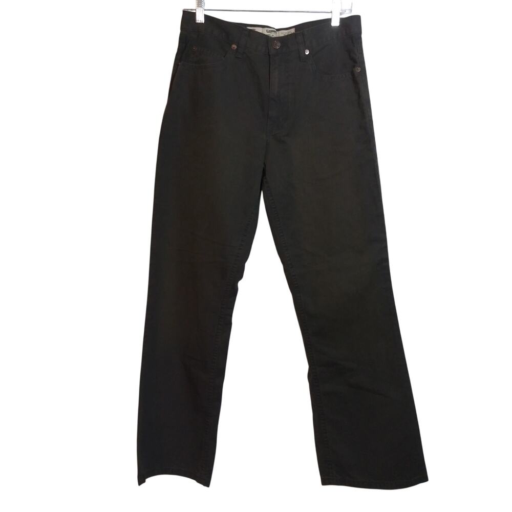 Express Mens Exp 81 Dusty Green Straight Leg Cotton Jeans Size 30x30